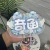 Colgante de Apoyo Doble Nombre Jun Kai y Lu Si Producto Terminado Reflectante para Manualidades Mercancía Creativa de Celebridades Accesorios de Fieltro No Tejido