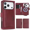 Compatible con funda de teléfono magnética tres en uno para iPhone 18, funda con ranura para tarjetas para Samsung S26, cubierta con soporte abatible para carga inalámbrica