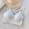 Sujetador Cruzado Grande en Forma de U con Espalda Descubierta, Sin Aros, para Chicas con Almohadillas, Lencería sin Espalda para Mujeres