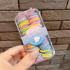 Banda de goma para niños en caja, cuerda para la cabeza para niños, banda para el cabello para niñas, banda de goma para niñas, el cabello del bebé no lastima el pulgar