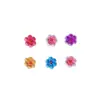 Accesorios mayoristas de pétalos brillantes y coloridos de flor de cerezo y flor de durazno para manualidades DIY, diademas infantiles, ropa, fundas de teléfono, zuecos y bolsos
