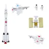 Decoração de Bolo Sonho Aventura Espacial Nave Espacial Astronauta Foguete Caça Menino Enfeites de Encaixe para Bolo