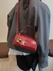 Bolsa de Luxo em Couro com Cera de Óleo de Alta Qualidade para Mulheres, Bolsa de Ombro Estilosa Retrô, Nova Bolsa de Ombro Versátil Casual
