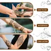Venta Caliente Transfronteriza Crema para Tatuajes de Henna Plantilla de Henna Crema para Tatuajes Temporales Set de Plantillas Tatuaje de Efectos Especiales Maquillaje de Escenario
