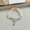 Novo Estilo Chinês Estilo Antigo Bonito Pulseira de Contas Raposa Rosa Pulseira Raposa Guardiã Estilo Chinês Joia de Mão Nova de Verão