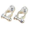 Clip conector universal de latón para terminal de batería de coche, tipo vagoneta, motocicleta marina, positivo y negativo