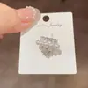 Colgante de Perla de Zirconia de Doble Capa Clip de Oreja de Estrella Lujo Ligero Clip de Cartílago de Oreja de Gama Alta Pendientes de Diseño sin Perforación Venta al por Mayor