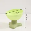 Comedero para Gatos Inclinado con Forma de Flor, Antideslizante Protector del Cuello