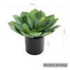 Planta artificial de aloe simulada nórdica, orquídea tigre falsa, suculentas tropicales, decoración para sala de estar interior, adornos para escaparates
