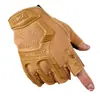 Guantes de Medio Dedo Sellados con Dedos Expuestos para Montañismo, Deportes al Aire Libre, Fitness, Antideslizantes, Resistentes al Desgaste, Guantes de Ciclismo