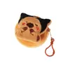 Bolsa de monedas de capibara de felpa de dibujos animados, linda muñeca de celebridad de Internet Ins, mini capibara para niños y estudiantes, billetera pequeña