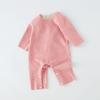 Mameluco de Velvete Doble Cara para Bebé, Ropa Interior sin Costuras, Ropa Cálida de Otoño e Invierno para Recién Nacidos, Pijama Base, Ropa para Bebé