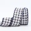 Borde de Botón/Borde Recto Doble Cara Brillo Mil Cuadrículas Pájaro Lazo Hecho a Mano Cinta Material DIY Accesorios para Ropa Empaque de Caja de Regalo