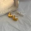 G Normcore Estilo Frío Moderno Dulce Fresco Estilo Pendientes Metálicos Brillantes Nicho 95 Agujas G2-7