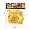 Moedas de Ouro de Piratas Adereços de Jogo Acessórios de Jogo de Tabuleiro Adereços de Moedas de Ouro Moedas de Brinquedo de Plástico Decorações de Natal Moedas de Ouro