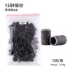 Anillos de Lijado para Pulir Uñas, Rollos de Papel de Lija para Pulir, Anillos de Lijado de Alta Calidad para Brocas de Uñas, Coloridos, 100 Piezas/Paquete