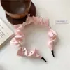 Diadema de Lazo de Satén Estilo Coreano Popular en Internet Ins Estilo Francés Dulce Sencilla Diadema Apartada Presión Antideslizante Accesorios para el Cabello