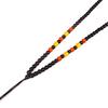 Gran oferta, cadena de suéter de estilo étnico de la marca Buddha, cadena de cuentas, cuerda de imitación de cera de abejas, piedra de pino, collar largo, colgante de cuerda, accesorios de cuerda