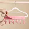 Cabide Portátil de Tecido Dobrável para Roupas para Viagem, Viagens de Negócios e Uso em Hotel; uma Ferramenta Mágica para Secar Roupas e Pendurar Peças