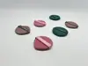 Esponja de Pó com Almofada de Ar, Uso Duplo para Aplicações Secas e Úmidas, Esponja Redonda para Pó, Sem Látex, Ferramenta de Maquiagem Hidrofílica, Chá com Leite de Morango e Abacaxi
