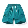 Pantalones Cortos de Trabajo Nuevos para Hombre Verano 2026, Estilo Japonés Moderno Casual Sueltos Rectos de Cinco Puntos, Versátiles para Uso al Aire Libre