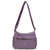 Bolso Cruzado Casual de Múltiples Capas Sencillo, Bolso de Hombro Nuevo Ligero y Versátil para Mujer, Bolso Portátil para Viajes Diarios para Madres de Mediana Edad y Mayores