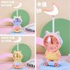 Despertador de patineta de dibujos animados, lámpara de escritorio pequeña, lámpara USB para aprendizaje infantil, afilador de lápices, alarma, luz nocturna, lámpara de mesita de noche para dormitorio, adornos