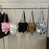 Moderna de Nuevo Estilo Dulce Diseño de Moño Simple 2025 Versión Coreana para Mujer Bolso de Hombro Debajo del Brazo de Gran Capacidad Elegante