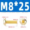 Tornillos de Cabeza Semiredonda Hexagonal de Latón Din7380 Tornillos de Cabeza Redonda tipo Copa Champiñón de Cobre M3M4M5M6M8M10