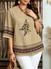 Camiseta Feminina Nova Primavera e Verão Cruzada Plus Size Moda Estampada - Site Independente da Amazon Top Listrado Estampado