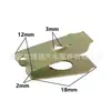 Tornillo Autorroscante para Parachoques Delantero y Trasero Clip de Fijación de Casete Espaciador Base de Tornillo Clip de Hierro