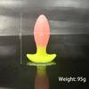 Jiuai Plug Anal de Color Piña Salir sm Juguete Anal Látigo Anal Tira Anal Abertura de la Cámara Posterior Palo Anal Cuenta Anal Femenina Productos Sexuales
