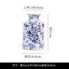 Jarrón de Cerámica Jingdezhen Porcelana Azul y Blanca Peonía China Porcelana Vintage Flor de Peonía de la Edad Media Cerámica para Sala de Estar Adornos Florales