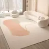 Tapete Estilo Creme para Sala de Estar, Luxo Leve de Alta Qualidade 2026 Novo Modelo, Tapete para Sofá de Casa, Tapete de Chão Resistente a Manchas para Quarto