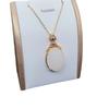 Colgante de jade con incrustaciones de oro y calcedonia de Hetian de imitación de oro amarillo de 24 k chapado en oro de arena de Vietnam para mujer.