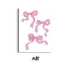 Amazon Rosa Retro Lazo Floral Pintura Decorativa Dormitorio Sala de Estar Combinación Alto Nivel Curativo Estilo Girly Pintura Colgante