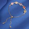 Europeu e Americano Transfronteiriço Luz de Luxo High-end Micro-incrustado Zircon Pull Pulseira Feminino desejo Amazon Comércio Exterior Venda Quente Pulseira Moda