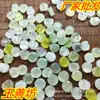 Anel de Flor de Rosa de Jade Natural Acessórios DIY Joias Feitas à Mão Pequenos Acessórios Fabricante de Jade de Xiuyan Escultura em Jade