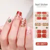 Fábrica de Origem Zhengxiang Filme Personalizado para Esmalte de Unha Adesivos de Unha Floco de Neve Boneco de Neve Árvore de Natal Adesivos de Arte para Unhas Oem