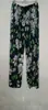 Pantalones de Mamá Verano Seda de Hielo Nueve Puntos Florales Venta al por Mayor Finos de Cintura Alta Casual Holgados Moda Pantalones para Mujeres de Mediana Edad y Mayores Transfronterizo