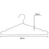 Percha de Ropa de Acero Inoxidable Gruesa Percha para Colgar Adultos Colgador para Ropa Hogar Dormitorio de Estudiantes Estante para Ropa Percha para Secar Soporte