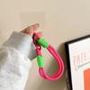 Cuerda para teléfono móvil nueva diy tejida cuerda de muñeca anti-pérdida cadena para teléfono móvil cámara ccd color colgante cordón para teléfono móvil funda para teléfono móvil