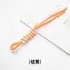 Cordón trenzado anudado de bloques de color, Colgante para bolso, Llavero, Accesorios de cuerda decorativa hechos a mano para bricolaje, Venta al por mayor desde el fabricante
