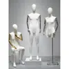Maniquí de medio cuerpo para tienda de ropa, modelo de traje para hombre, atrezo, maniquí de cuerpo entero envuelto en tela, soporte de exhibición, muñeca femenina para escaparate