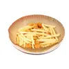 Fabricante de papel para freidora de aire plato DIY papel de hornear papel de aluminio caja de papel para freidora de aire plato cuadrado plato redondo comida