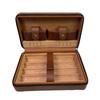 Caja de Cigarros en Stock para 4 Cigarros, Set Humidor de Madera de Cedro para Cigarros, Estuche para Cigarros, Bolsa de Almacenamiento Goya, Cubierta de Cuero