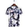 Camiseta Casual de Exterior para Hombre Transfronteriza Talla Extra Grande de Secado Rápido Elástica de Manga Corta Transpirable y Cómoda