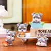 Nueva Caja Misteriosa Schnauzer Fun Studio Serie Sanadora Figura de Mascota Linda Adorno Creativo de Escritorio Decoración de Coche