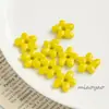 Estilo ins vidro de trabalhador leve doce colorido irregular furo grande flor pingente brincos DIY feitos à mão com contas acessórios de material