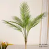 Plantas Verdes Artificiales Transfronterizas, Adornos de Plástico para Decoración del Hogar, Ramas de Palmera, Palmera Areca, Plantas Artificiales Nórdicas